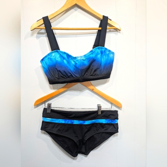 Athleta 3 Piece Swimwear Set Plus Coverup  Size 34D‎ Top Small Bottoms - Picture 7 of 14